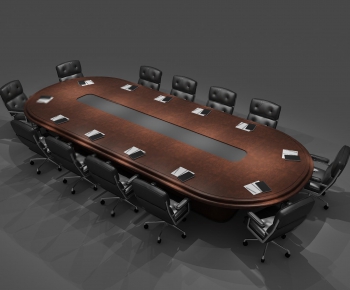 现代会议桌椅组合-ID:581720585