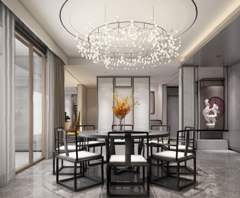New Chinese Style Dining Room-ID:805081947