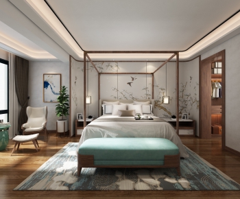 New Chinese Style Bedroom-ID:172915865