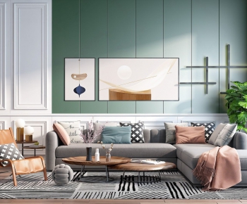 Nordic Style Sofa Combination-ID:111211645