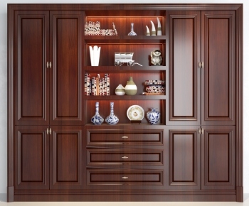 Chinese Style Bookcase-ID:383932551