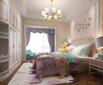 American Style Girl's Room Daughter's Room-ID:355004975