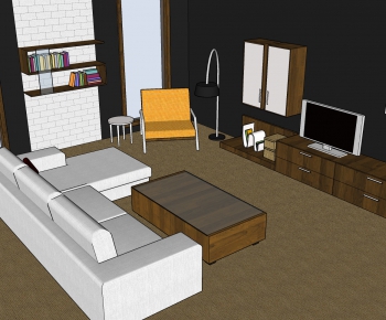 Modern A Living Room-ID:311567128