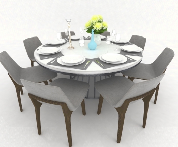 Modern Dining Table And Chairs-ID:671528565