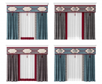 New Chinese Style The Curtain-ID:225373231