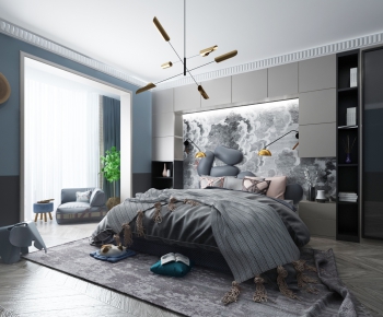 Nordic Style Bedroom-ID:432214673