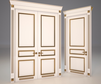Modern Solid Wood Door-ID:671319588