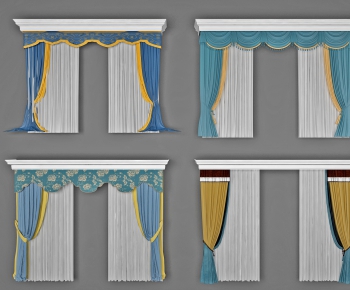 New Chinese Style The Curtain-ID:340215273