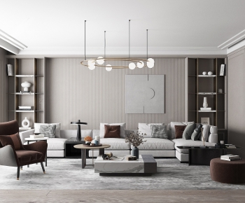 Modern A Living Room-ID:911807826