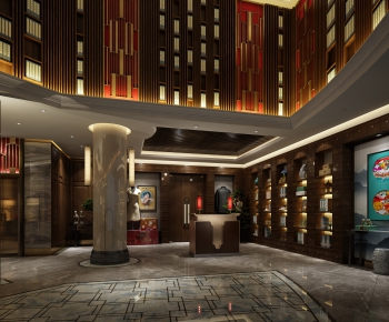 New Chinese Style Lobby Hall-ID:859271328
