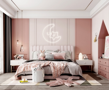 Nordic Style Girl's Room Daughter's Room-ID:711110923