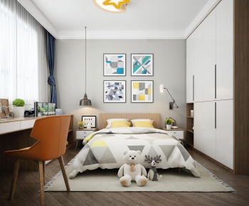Nordic Style Bedroom-ID:732529179