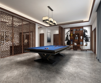 New Chinese Style Billiards Room-ID:166774623