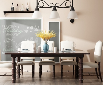 Modern Dining Table And Chairs-ID:572180815