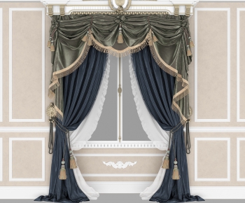 Simple European Style The Curtain-ID:895309445
