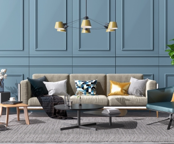 Nordic Style Sofa Combination-ID:868830228