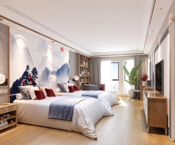New Chinese Style Guest Room-ID:940306774