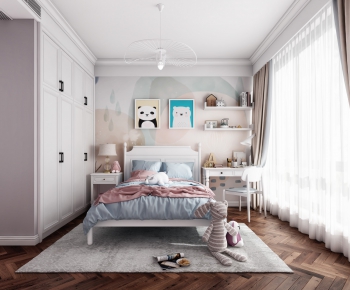 Nordic Style Girl's Room Daughter's Room-ID:497245618