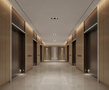 Modern Office Elevator Hall-ID:275752262