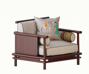 New Chinese Style Single Sofa-ID:361815424