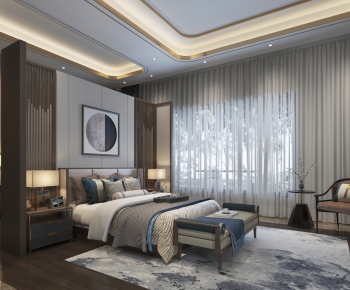 New Chinese Style Bedroom-ID:799712283