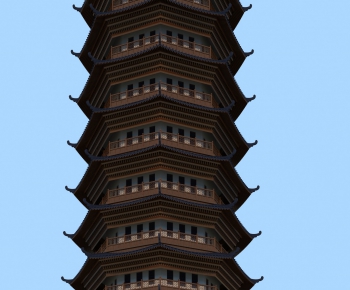 Chinese Style Ancient Architectural Buildings-ID:224512926