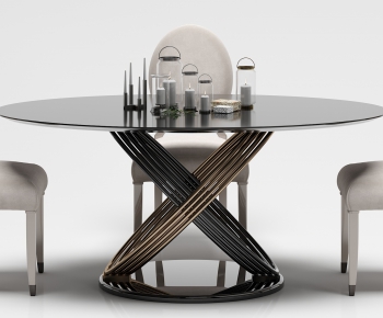 Modern Dining Table And Chairs-ID:780188595