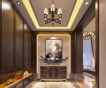 New Chinese Style Hallway-ID:425371295