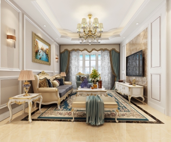 European Style A Living Room-ID:473661785
