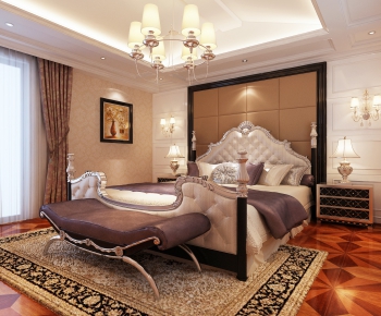 Simple European Style Bedroom-ID:646672877