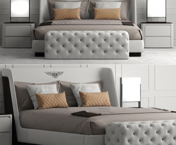 Modern Double Bed-ID:410448663