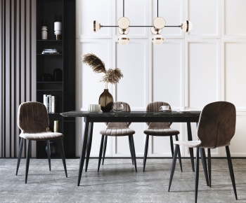 Modern Dining Table And Chairs-ID:482678572