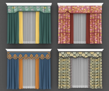 New Chinese Style The Curtain-ID:131342378