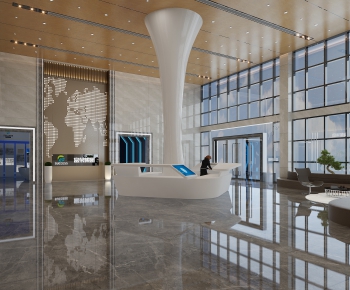 Modern Office Reception Desk-ID:187276135