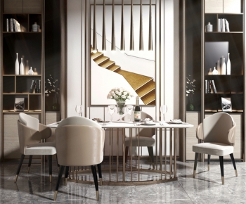 Modern Dining Table And Chairs-ID:775125295