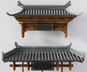 New Chinese Style Building Component-ID:909516894