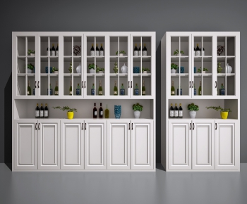Nordic Style Wine Cabinet-ID:555273477