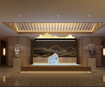 New Chinese Style Lobby Hall-ID:278695949