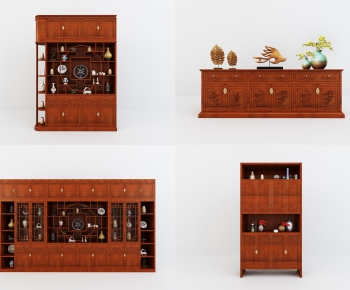 Chinese Style Wine Cabinet-ID:929234833