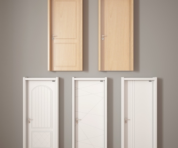 Modern Solid Wood Door-ID:271714837