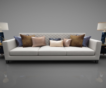 Modern Three-seat Sofa-ID:428452884