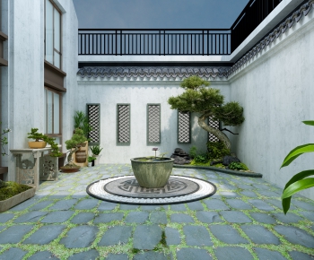New Chinese Style Courtyard/landscape-ID:894334144