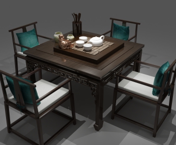 New Chinese Style Tea Tables And Chairs-ID:202773712