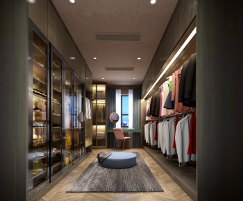 Modern Clothes Storage Area-ID:961743571