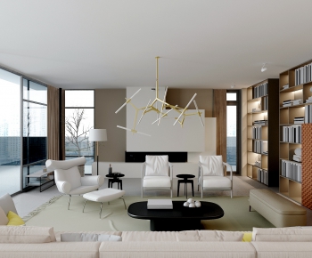 Modern A Living Room-ID:510725316