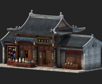 Chinese Style Ancient Architectural Buildings-ID:702991277