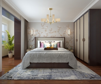 New Chinese Style Bedroom-ID:170441159