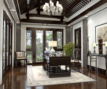 Chinese Style Study Space-ID:854568391