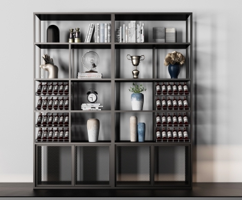 Industrial Style Wine Cabinet-ID:333014896