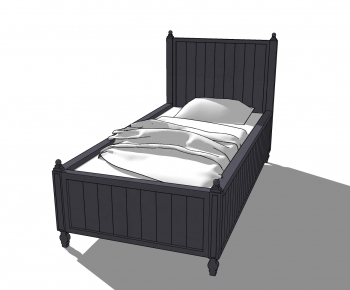 Modern Single Bed-ID:592012673